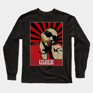 Usher Pop Art Fan Art Long Sleeve T-Shirt